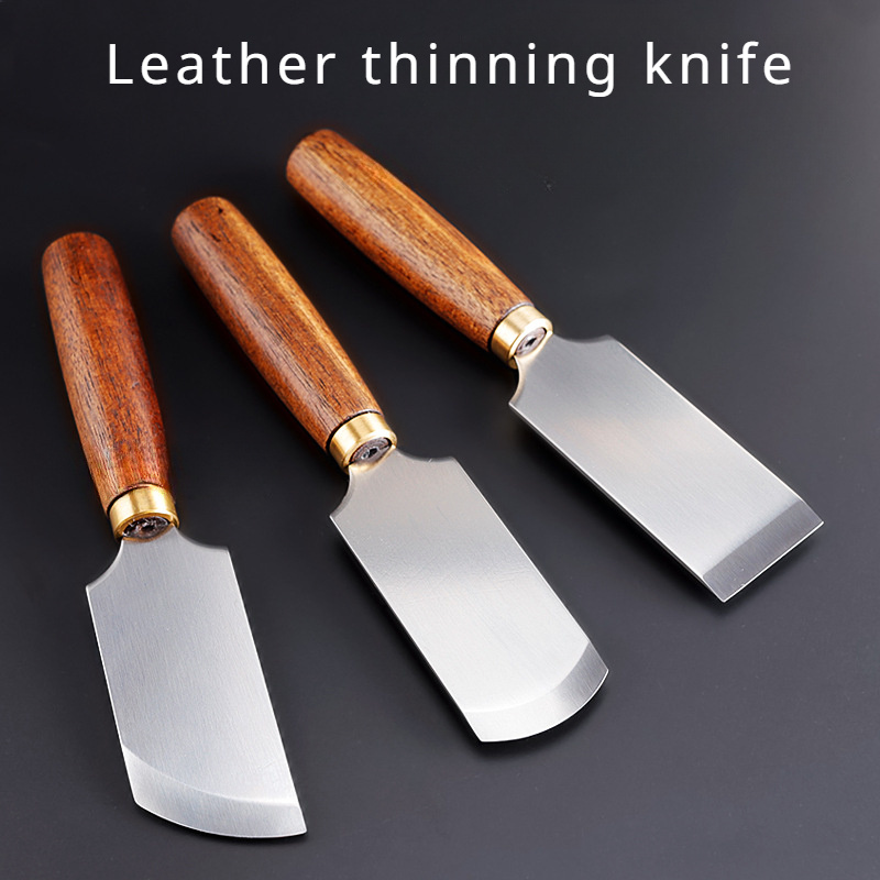 Leather Edge Beveler - เครื่องมือตัดหนัง ขอบตรง ขอบเฉียง ขอบมน ด้ามจับไม้แข็งแรง ทนทาน