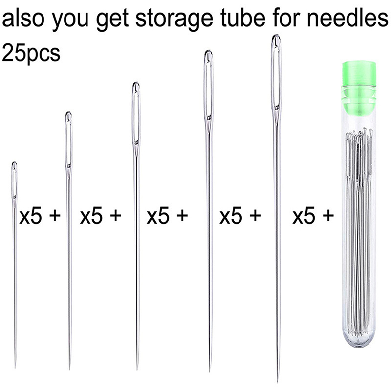 เข็มเย็บมือขนาดใหญ่ 25 ชิ้น เข - Leatherwork Hand Sewing Needles บทวิจารณ์และราคา