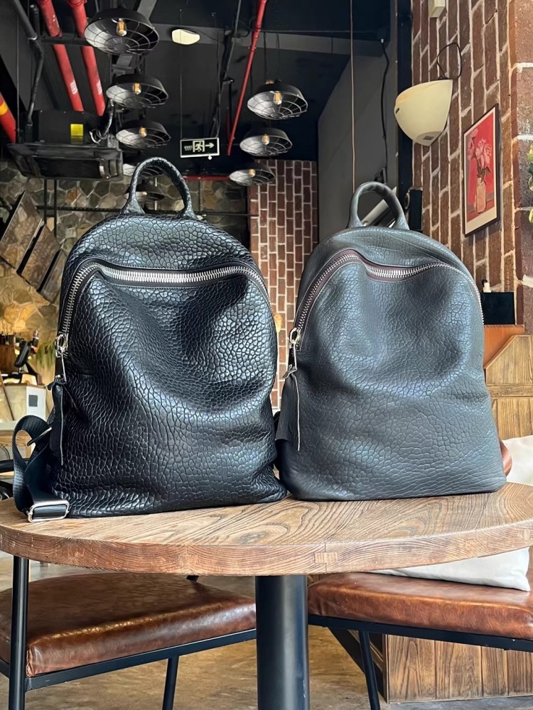กระเป๋าเป้สะพายหลังหนังแกะธรรม - Leather Work Bag Men บทวิจารณ์และราคา