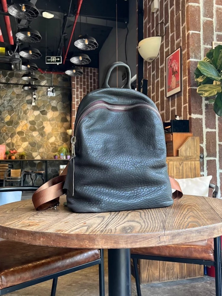 กระเป๋าเป้สะพายหลังหนังแกะธรรม - Leather Work Bag Men บทวิจารณ์และราคา