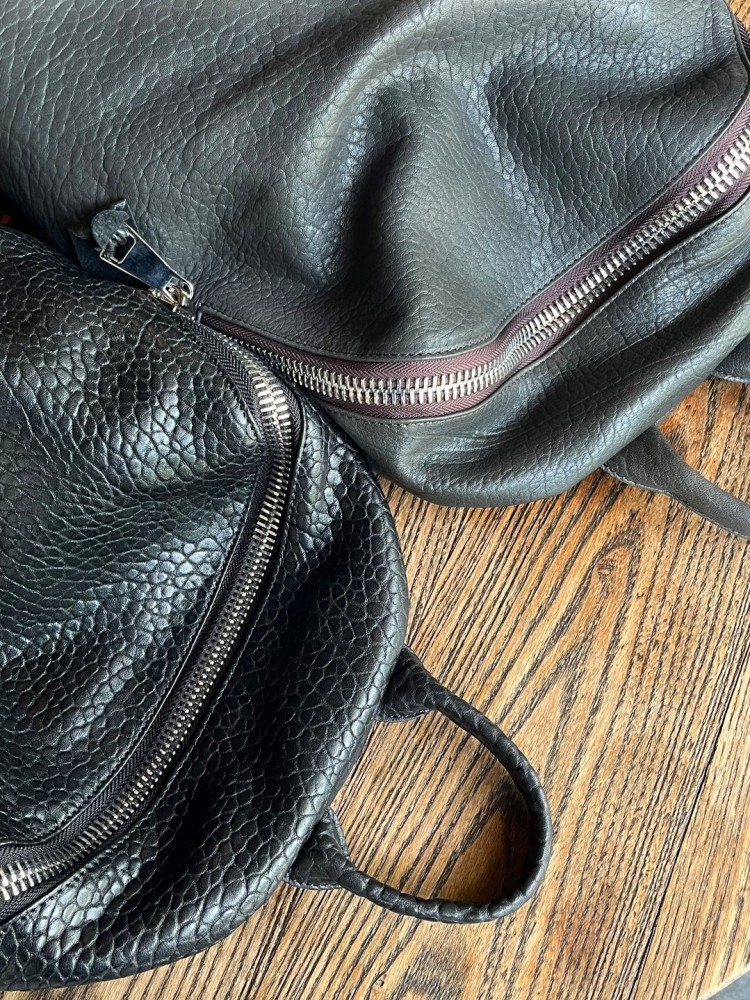 กระเป๋าเป้สะพายหลังหนังแกะธรรม - Leather Work Bag Men บทวิจารณ์และราคา