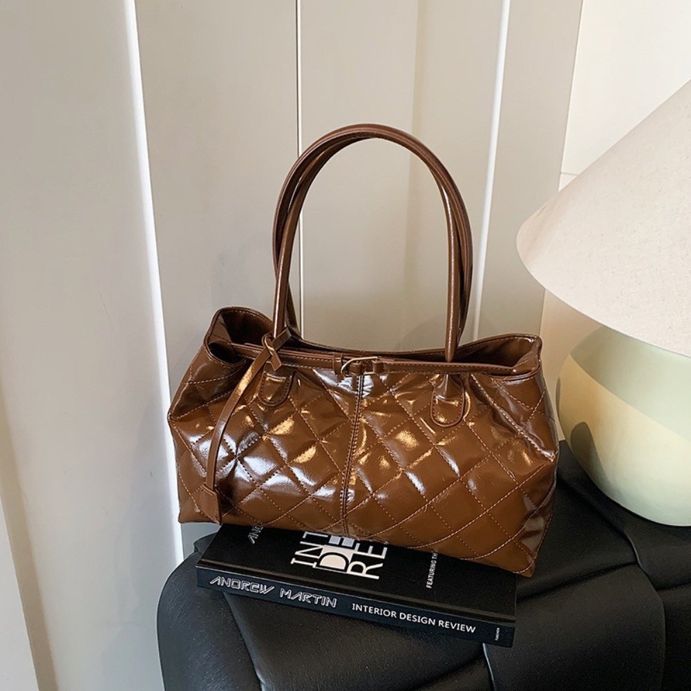 กระเป๋าถือหนัง PU น้ำมันใหม่ ค - Leatherwork Workshop บทวิจารณ์และราคา