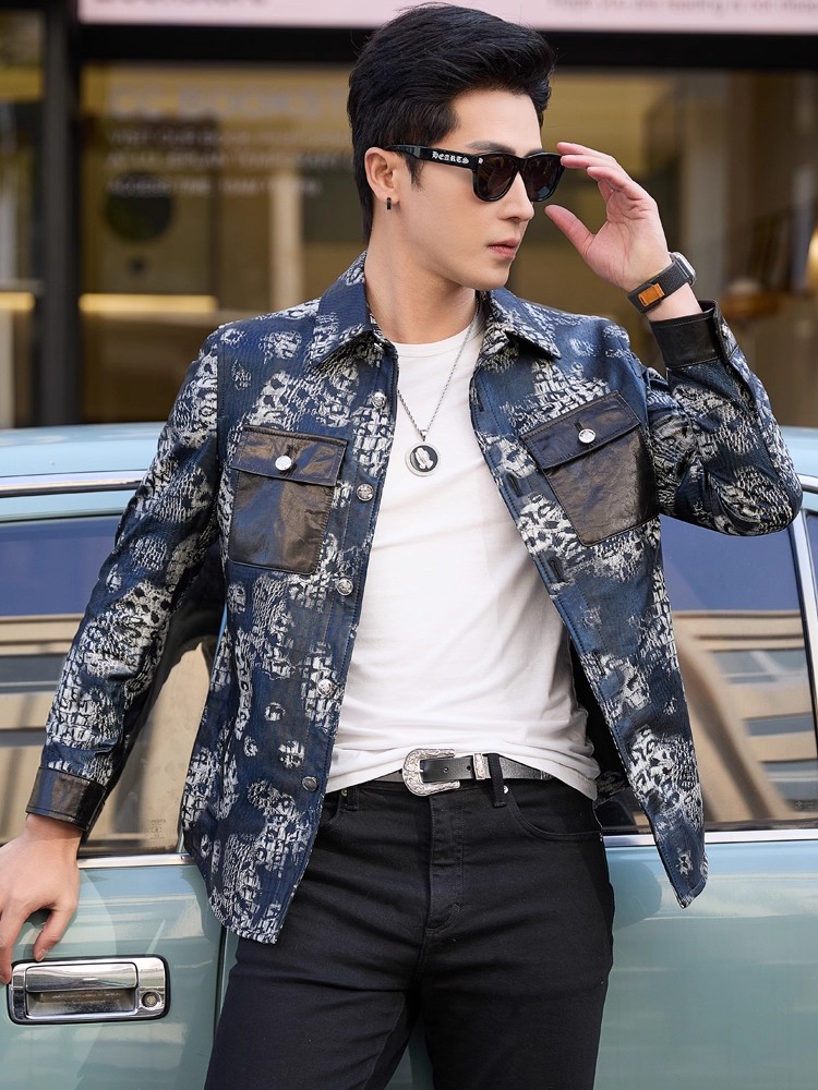 เสื้อแจ็คเก็ตหนังแกะแท้พิมพ์ลา - Leatherwork Patterns บทวิจารณ์และราคา