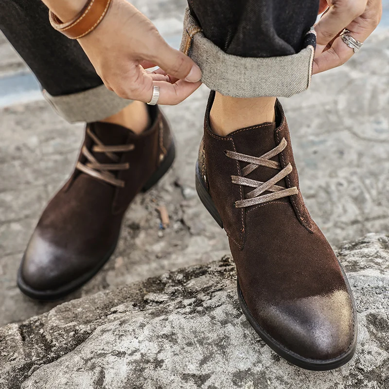 รองเท้าบูทข้อเท้าหนังวัวแท้แบบ - Leatherwork Tools บทวิจารณ์และราคา