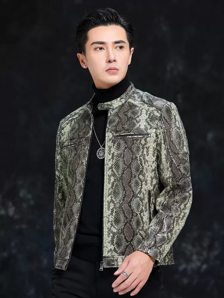 เสื้อแจ็คเก็ตหนังแกะแท้ลายงูสำ - Leatherwork Patterns บทวิจารณ์และราคา