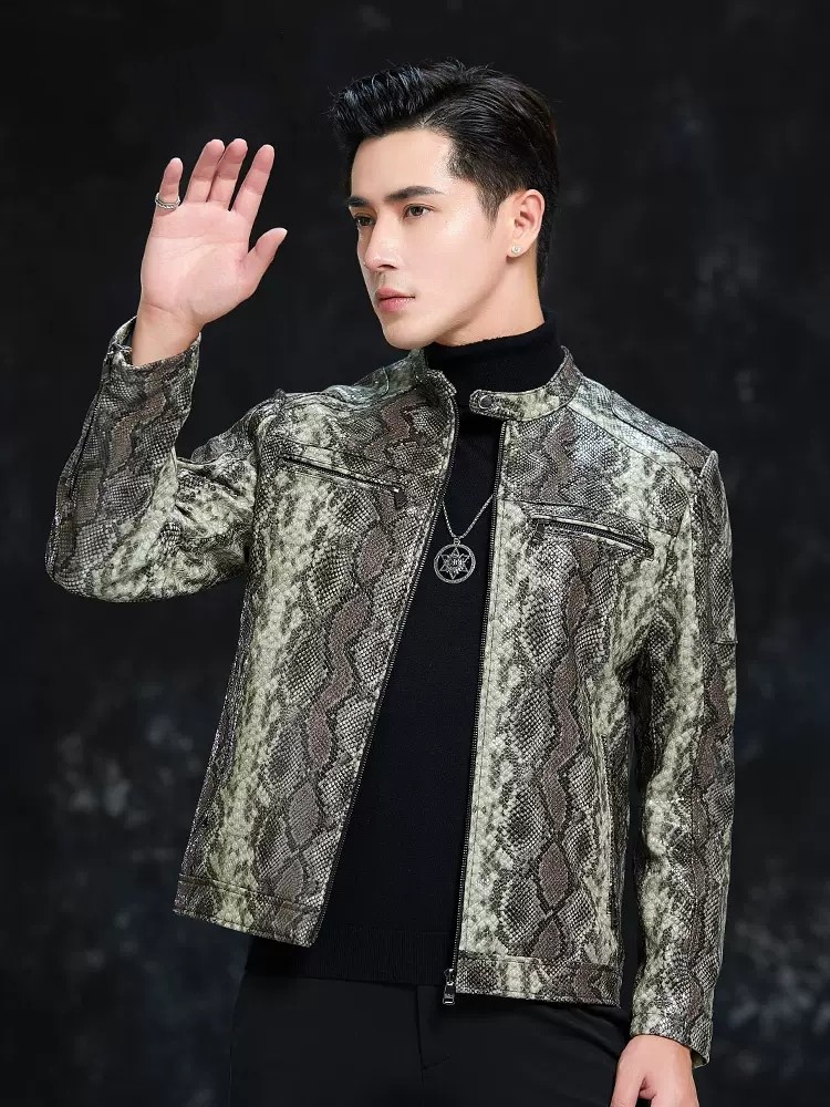 เสื้อแจ็คเก็ตหนังแกะแท้ลายงูสำ - Leatherwork Patterns บทวิจารณ์และราคา