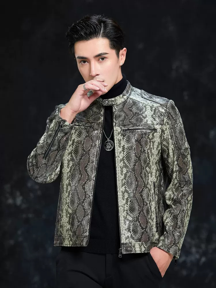 เสื้อแจ็คเก็ตหนังแกะแท้ลายงูสำ - Leatherwork Patterns บทวิจารณ์และราคา