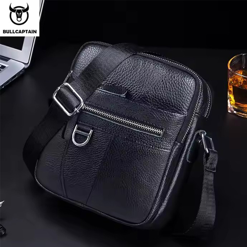 BULLCAPTAIN Mens หนัง Messenge - Leather Work Bag Men บทวิจารณ์และราคา