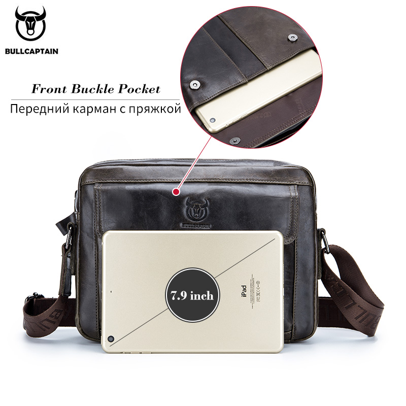BULLCAPTAIN ของแท้หนังผู้ชายกร - Leather Work Bag Men บทวิจารณ์และราคา