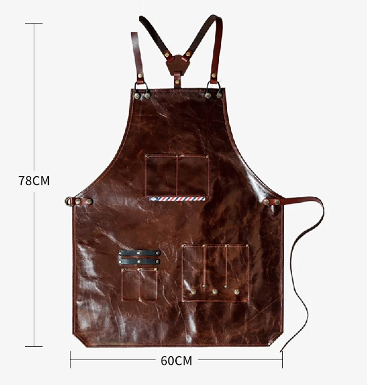 ผ้ากันเปื้อนหนังสำหรับผู้ชาย ม - Leatherwork Workshop บทวิจารณ์และราคา