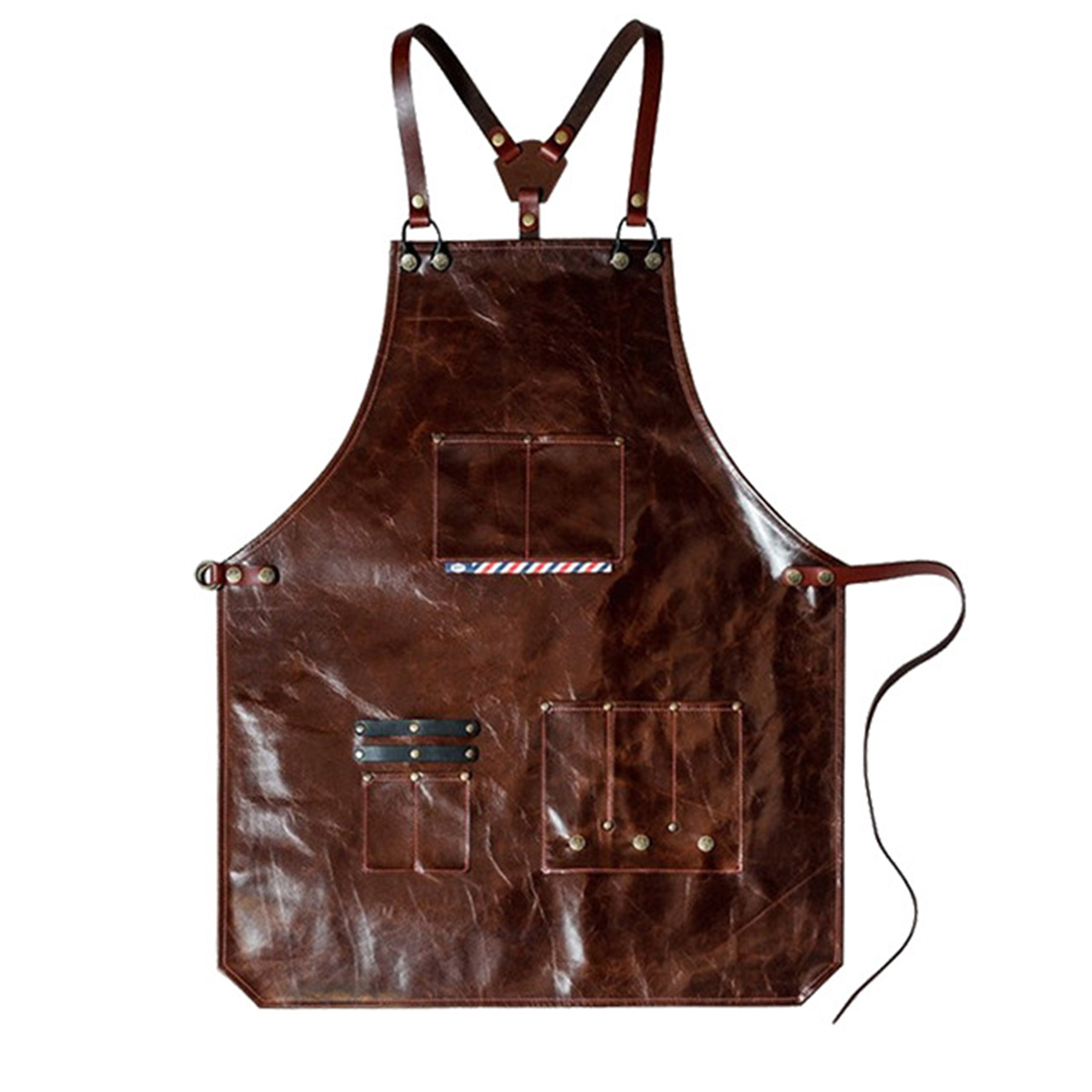 ผ้ากันเปื้อนหนังสำหรับผู้ชาย ม - Leatherwork Workshop บทวิจารณ์และราคา