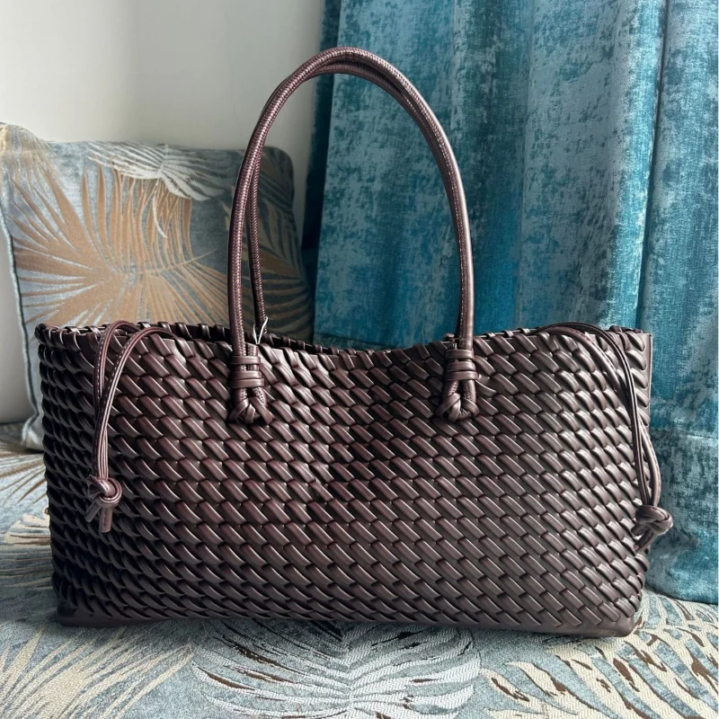 กระเป๋าโท้ทหนัง PU ดีไซน์หรูหร - Leatherwork Workshop บทวิจารณ์และราคา