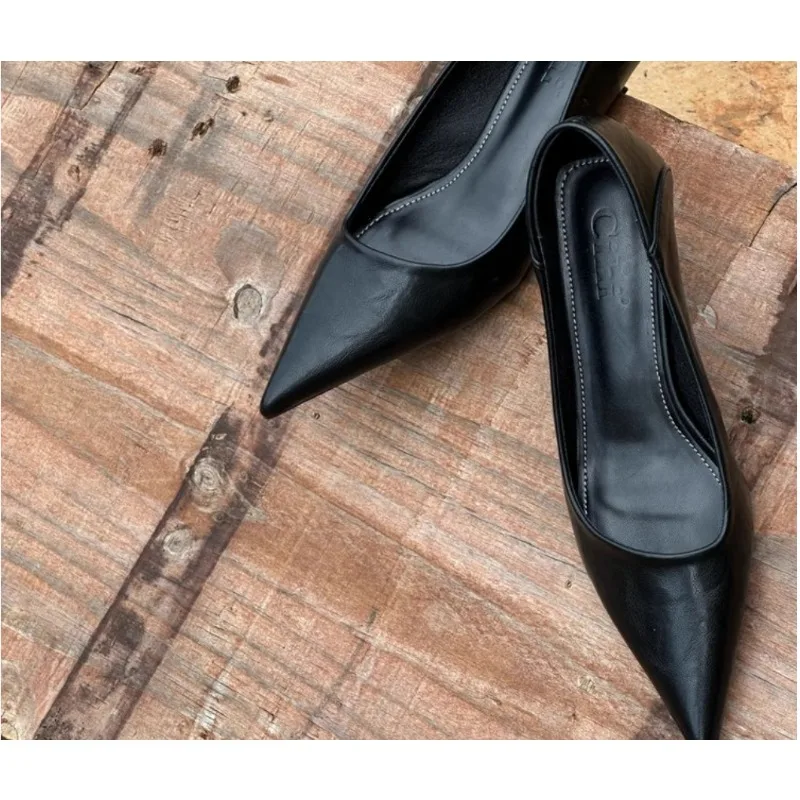2024 ผู้หญิงรองเท้าส้นสูงเซ็กซ - Leather Work Heels บทวิจารณ์และราคา