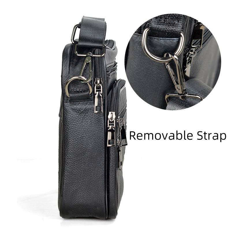 ผู้ชายกระเป๋าถือหนังแท้ชายคุณภ - Leather Work Bag Men บทวิจารณ์และราคา