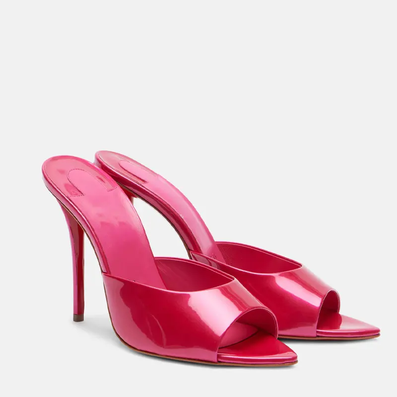 รองเท้าสำหรับผู้หญิงใหม่ รองเท - Leather Work Heels บทวิจารณ์และราคา