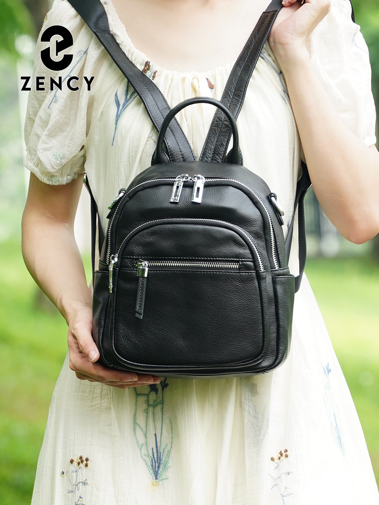 เซนซีกระเป๋าเป้สะพายหลังหนังแท - Leather Work Womens Backpack บทวิจารณ์และราคา