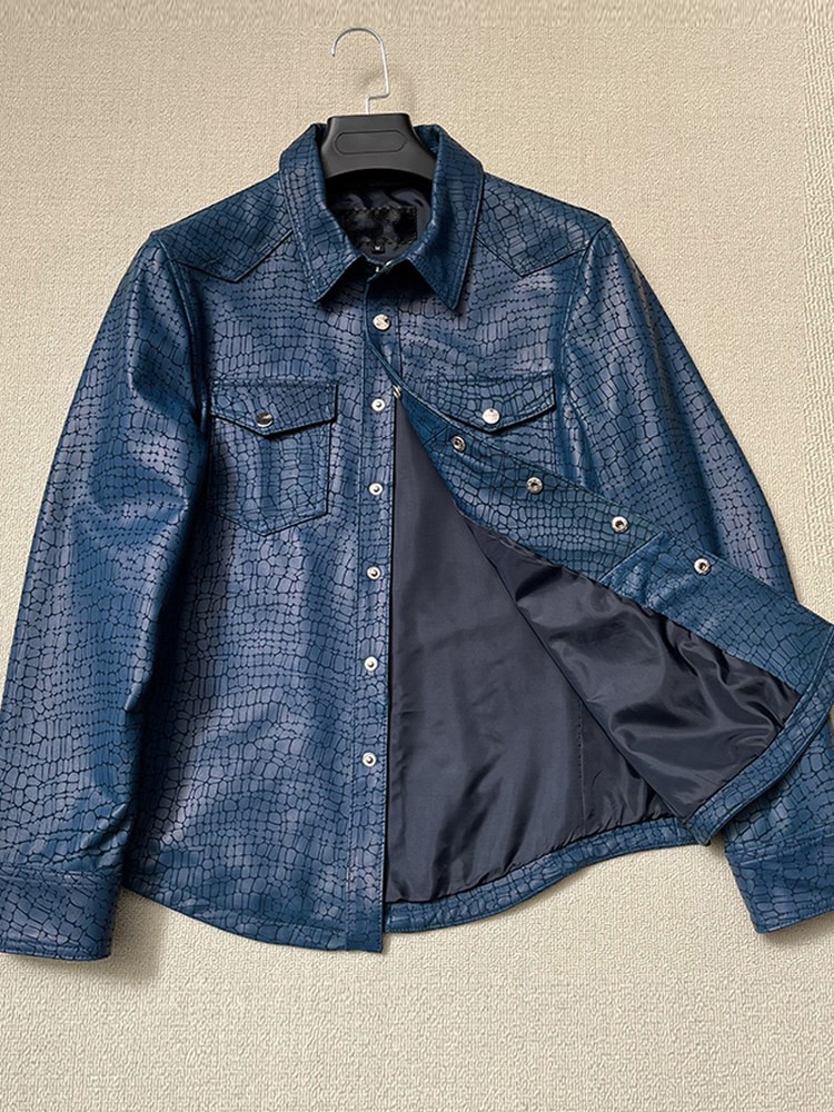 เสื้อแจ็คเก็ตหนังแกะแท้ลายจระเ - Leatherwork Patterns บทวิจารณ์และราคา