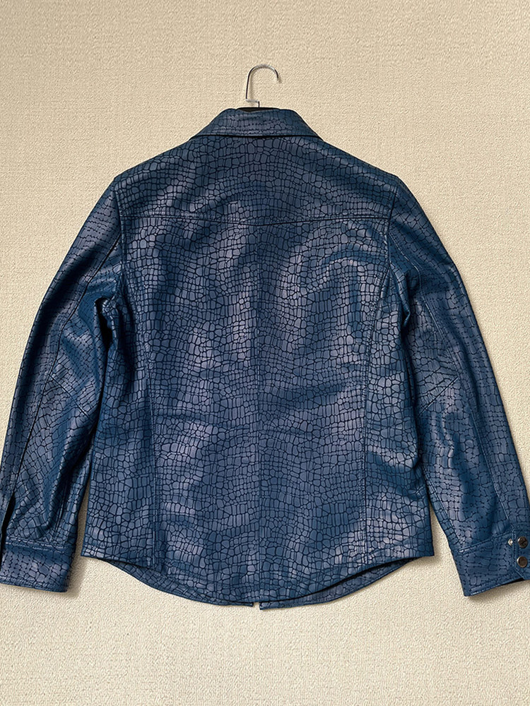 เสื้อแจ็คเก็ตหนังแกะแท้ลายจระเ - Leatherwork Patterns บทวิจารณ์และราคา