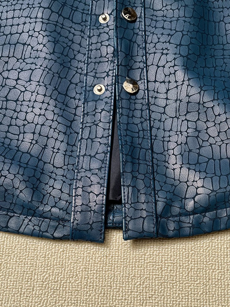 เสื้อแจ็คเก็ตหนังแกะแท้ลายจระเ - Leatherwork Patterns บทวิจารณ์และราคา