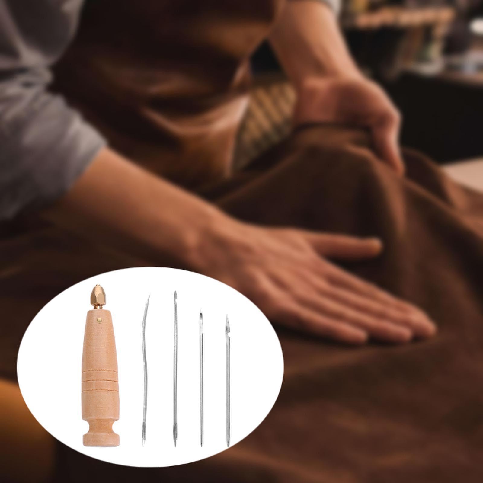 เข็มเย็บผ้าหนังแบบพกพา อเนกประ - Leatherwork Hand Sewing Needles บทวิจารณ์และราคา