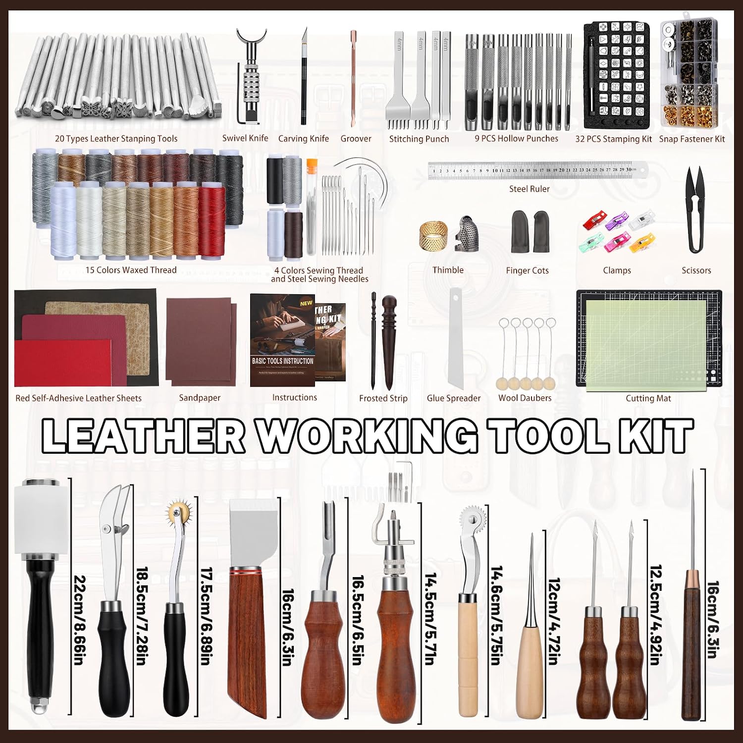 ชุดอุปกรณ์งานหนัง, เครื่องมือท - Leatherwork Tools บทวิจารณ์และราคา
