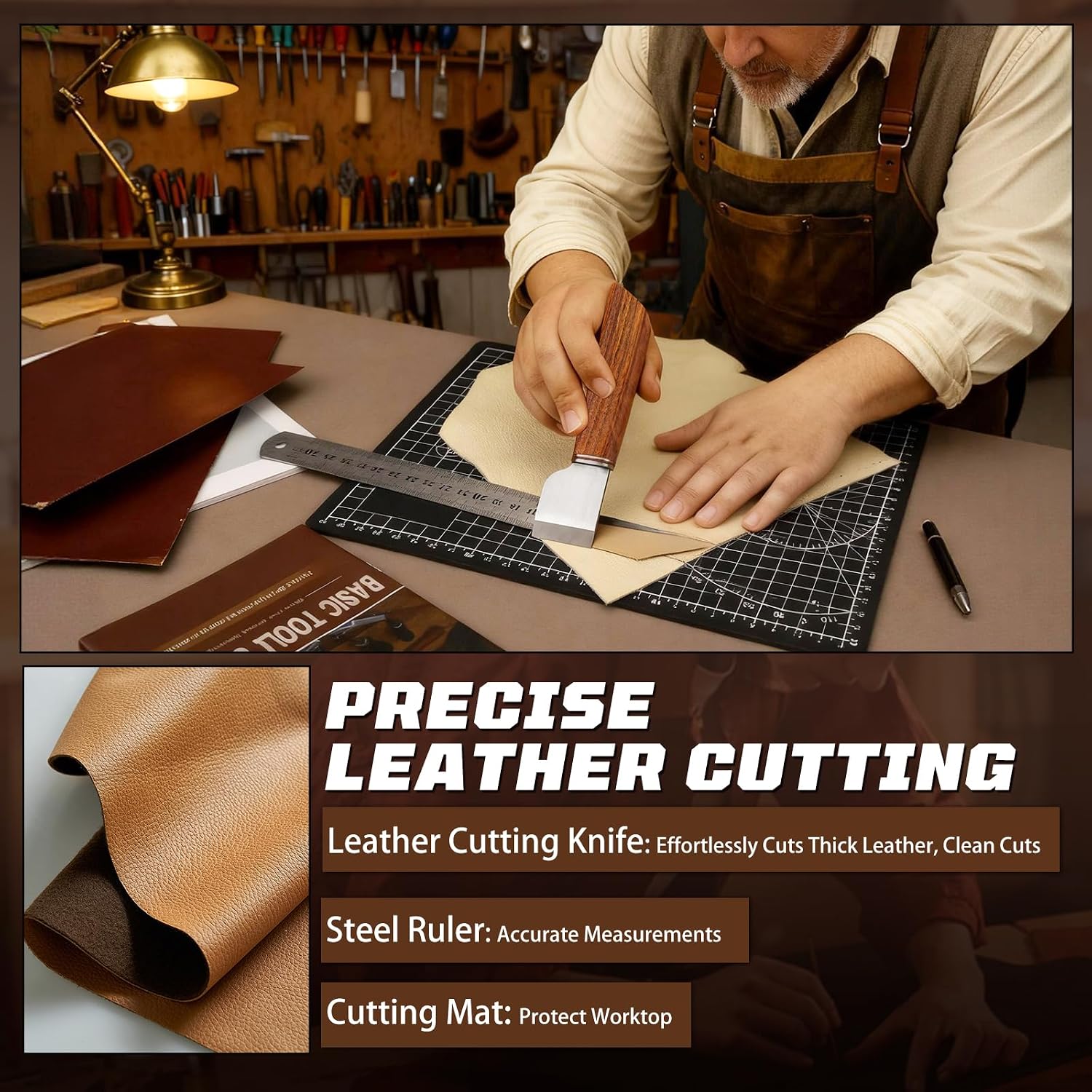ชุดอุปกรณ์งานหนัง, เครื่องมือท - Leatherwork Tools บทวิจารณ์และราคา