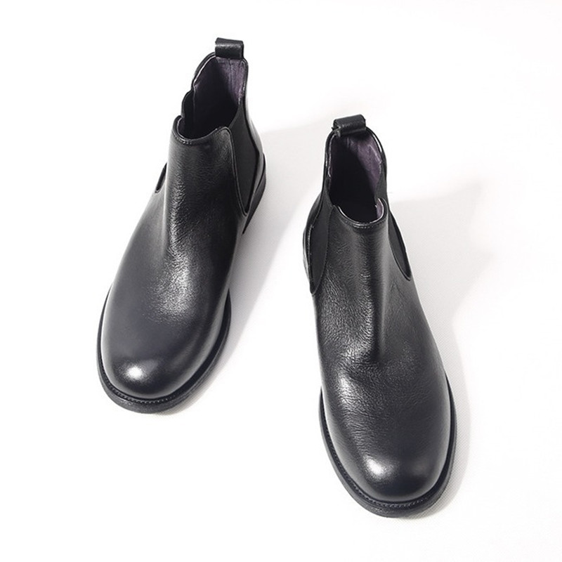 รองเท้าบูทเชลซีผู้ชายคุณภาพสูง - Leather Work Dress บทวิจารณ์และราคา