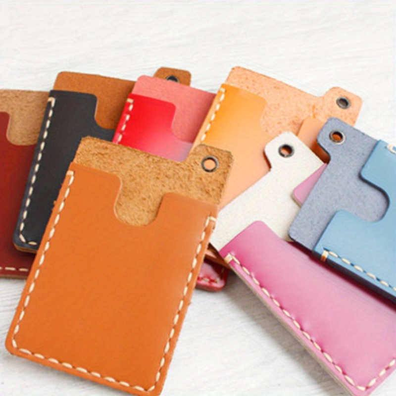 2 ชิ้น/ชุด DIY ซองใส่บัตรหนังพ - Leatherwork Patterns บทวิจารณ์และราคา