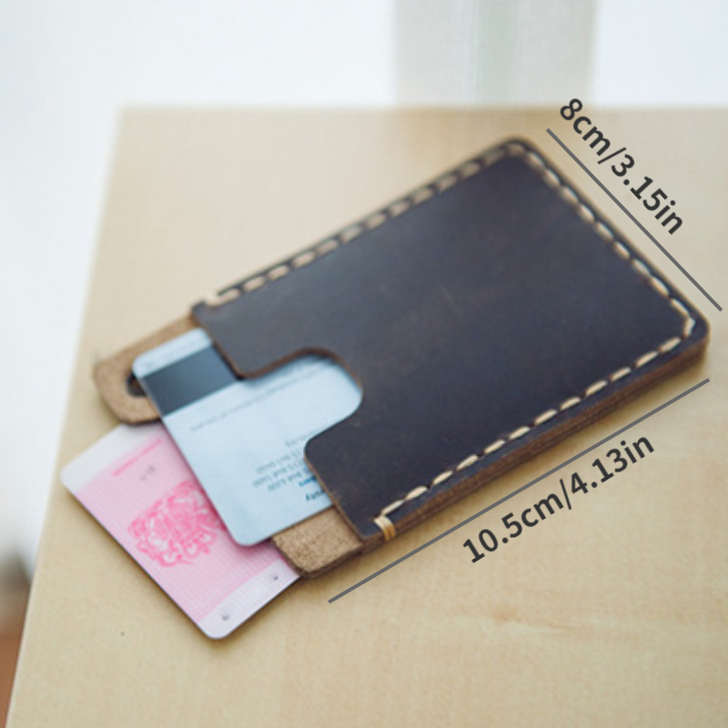 2 ชิ้น/ชุด DIY ซองใส่บัตรหนังพ - Leatherwork Patterns บทวิจารณ์และราคา