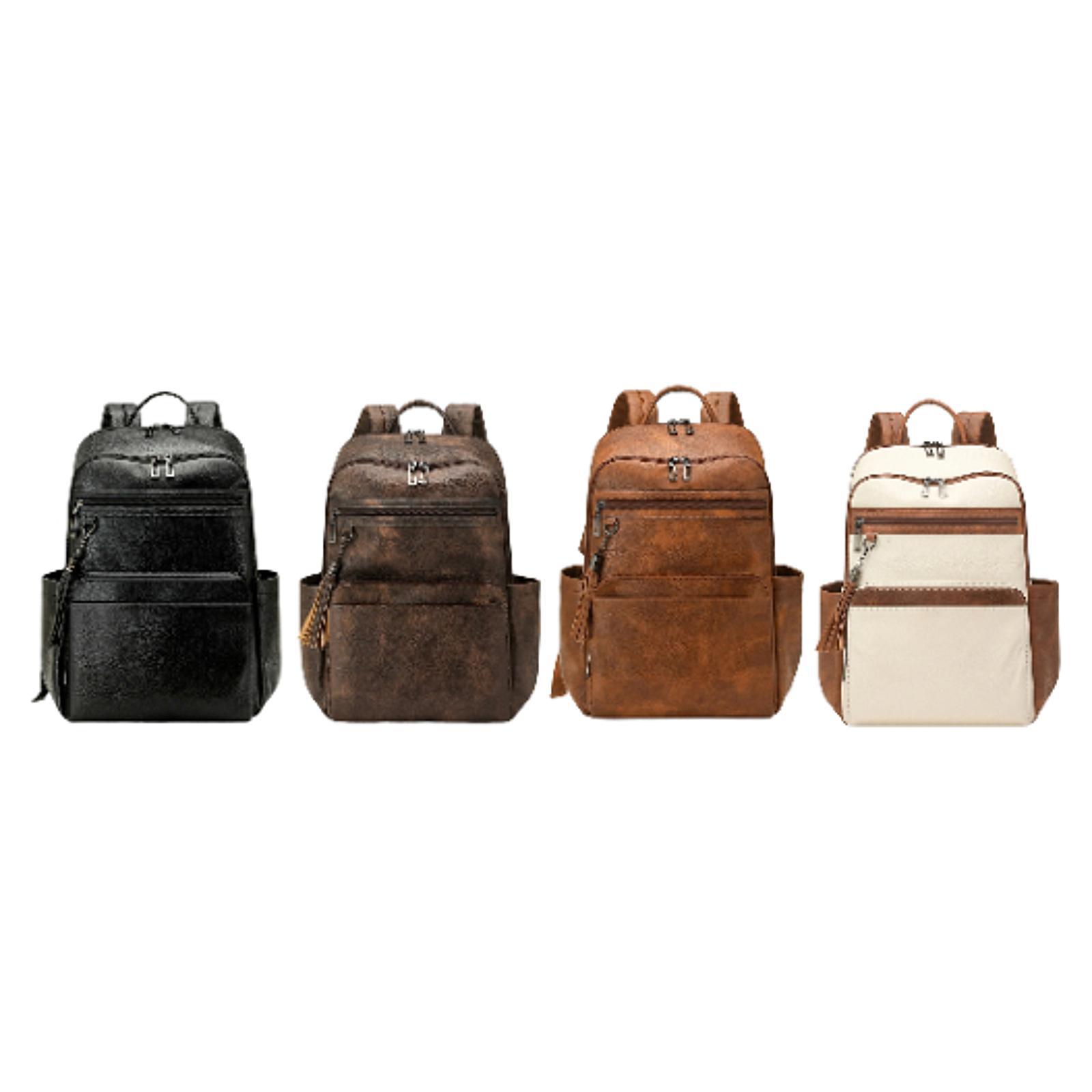 กระเป๋าเดินทางผู้หญิงหนัง PU ค - Leather Work Womens Backpack บทวิจารณ์และราคา