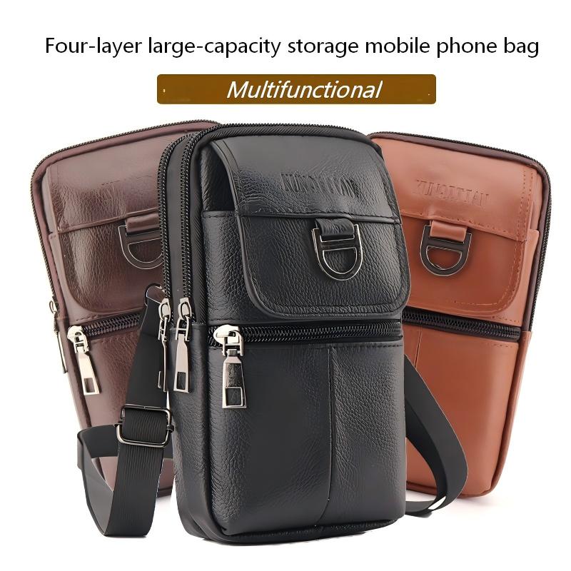 กระเป๋าคาดเอวหนังสำหรับผู้ชาย  - Leather Work Bag Men บทวิจารณ์และราคา