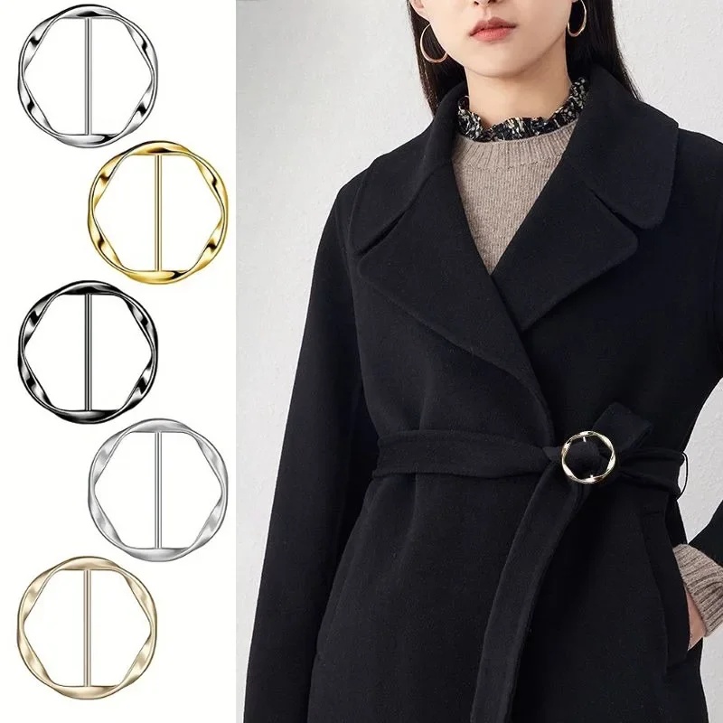 คลิปหนีบโลหะทรงกลมแฟชั่น 5 ชิ้ - Belt Buckle Blank บทวิจารณ์และราคา