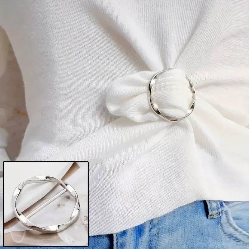 คลิปหนีบโลหะทรงกลมแฟชั่น 5 ชิ้ - Belt Buckle Blank บทวิจารณ์และราคา